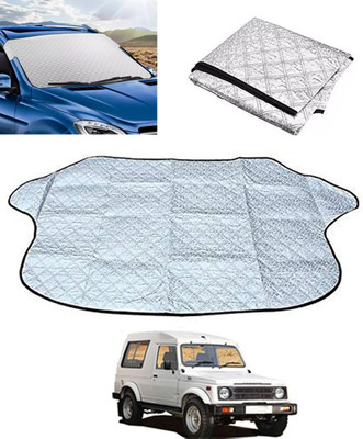 monolive Windshield Sun Shade For Maruti Suzuki Gypsy(Silver)
