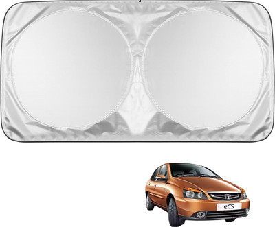 MOCKHE Windshield Sun Shade For Tata Indigo CS(Silver)