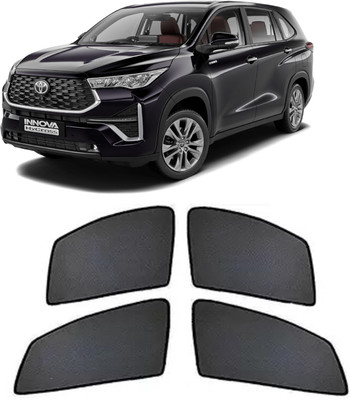 RAKRISH Rear Window, Side Window Sun Shade For Toyota Innova Hycross(Black)