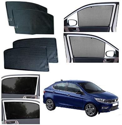 INSURE AUTOMOTIVE Side Window Sun Shade For Tata Tiago(Black)