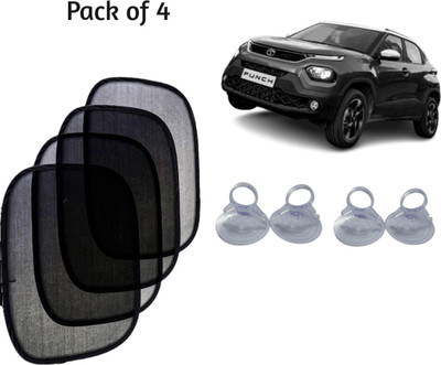 MKHUB Side Window Sun Shade For Universal For Car Universal For Car(Black)