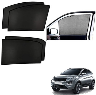 PEEPS STORE Side Window Sun Shade For Tata Nexon(Black)