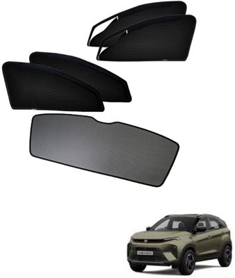 RAKRISH Rear Window, Side Window Sun Shade For Tata Nexon EV(Black)