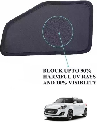 rs sunshade Side Window Sun Shade For Maruti Suzuki Swift(Black)