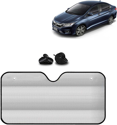 Kingsway Windshield, Dashboard Sun Shade For Honda City(Silver)
