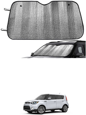 GONAMA Dashboard Sun Shade For Hyundai Universal For Car(Silver)