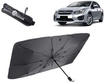 Selifaur Dashboard, Rear Window, Sun Roof, Windshield Sun Shade For Subaru Impreza(Black)