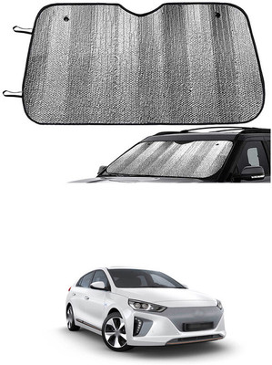 GONAMA Dashboard Sun Shade For Hyundai Universal For Car(Silver)
