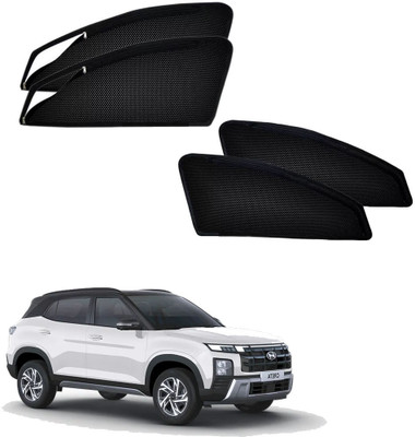 HARKRISH Side Window Sun Shade For Hyundai Creta(Black)