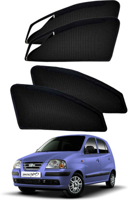 PEEPS STORE Side Window Sun Shade For Hyundai Santro(Black)