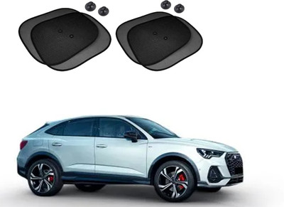 Shopone Rear Window, Side Window Sun Shade For Audi Q3(Black)