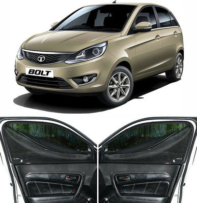 RAKRISH COLLECTION Rear Window, Side Window Sun Shade For Tata Bolt(Black)