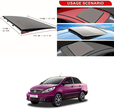 XZRTZ Sun Roof Sun Shade For Skoda Universal For Car(Black)