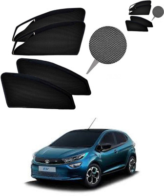 TOP VECHILE Rear Window, Side Window Sun Shade For Tata Altroz(Black)