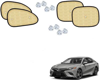 Automotive Prist Side Window Sun Shade For Toyota Camry(Beige)