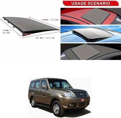 XZRTZ Sun Roof Sun Shade For Tata Universal For Car(Black)