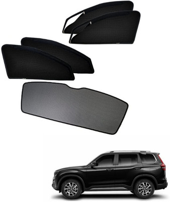 RAKRISH Rear Window, Side Window Sun Shade For Mahindra Scorpio N(Black)