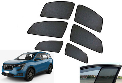 AUTO PEARL Side Window Sun Shade For Mahindra XUV 700(Black)