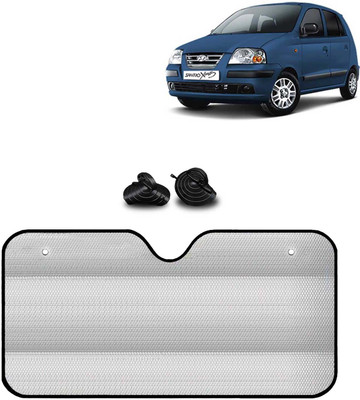 Kingsway Windshield, Dashboard, Rear Window Sun Shade For Hyundai Santro Xing(Silver)