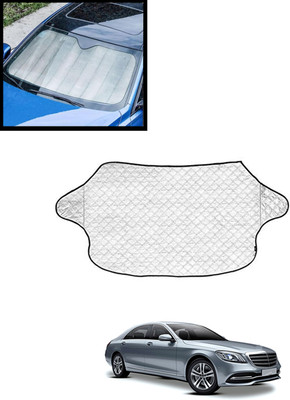 AYW Windshield Sun Shade For Mercedes Benz Universal For Car(Silver)