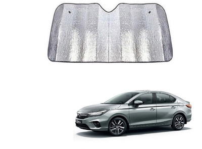SPREADX Windshield Sun Shade For Honda City(Silver)