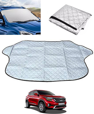 monolive Windshield Sun Shade For Kia Seltos(Silver)
