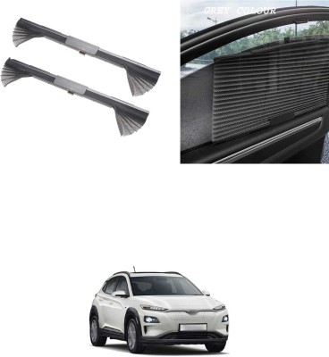 PRTEK Side Window Sun Shade For Hyundai Universal For Car(Grey)