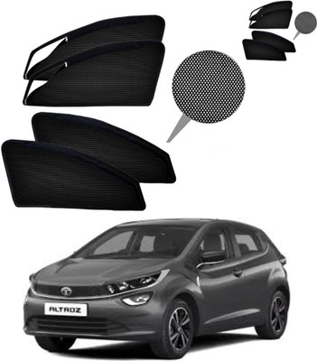 TOP VECHILE Rear Window, Side Window Sun Shade For Tata Altroz(Black)