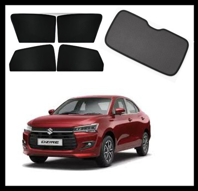 RAKRISH Rear Window, Side Window Sun Shade For Maruti Suzuki Swift Dzire(Black)