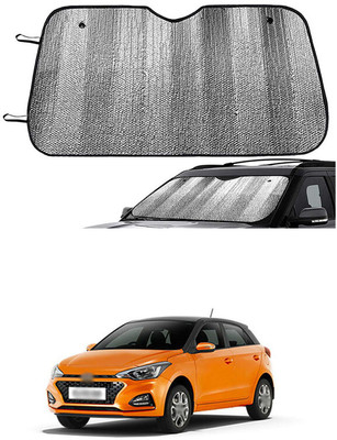 GONAMA Side Window Sun Shade For Hyundai Elite i20(Silver)