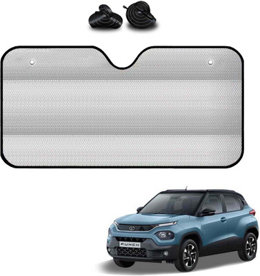 COSMOGEAR Windshield, Dashboard, Rear Window Sun Shade For Tata Punch(Silver)
