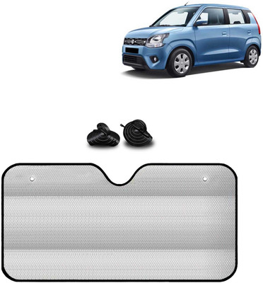 Kingsway Windshield, Dashboard, Rear Window, Side Window Sun Shade For Maruti Suzuki Wagon R(Silver)