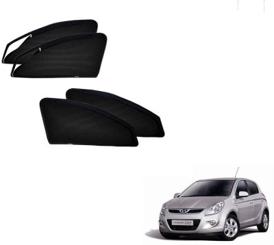 RAKRISH COLLECTION Rear Window, Side Window Sun Shade For Hyundai i20(Black)