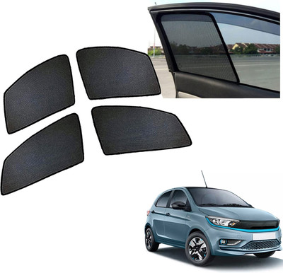 PEEPS STORE Side Window Sun Shade For Tata Tiago EV(Black)
