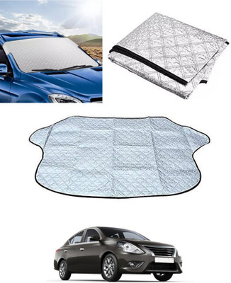 MSNP Windshield Sun Shade For Tata Sumo(Silver)