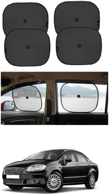 Suprozo Side Window, Rear Window Sun Shade For Fiat Linea, Universal For Car(Black)