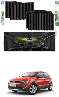 GONAMA Side Window Sun Shade For Volkswagen Universal For Car(Black)