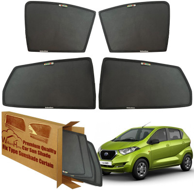 WolkomHome Side Window Sun Shade For Datsun Redi GO(Black)