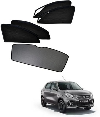 Top Vechile Rear Window, Side Window Sun Shade For Maruti Suzuki Celerio(Black)