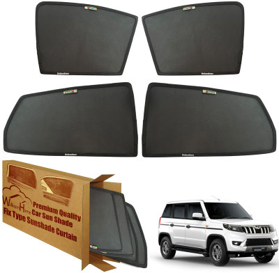 WolkomHome Side Window Sun Shade For Mahindra Bolero Neo(Black)