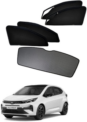 RAKRISH Rear Window, Side Window Sun Shade For Tata Altroz(Black)
