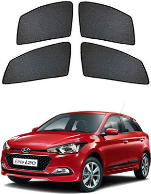 PEEPS STORE Side Window Sun Shade For Hyundai Elite i20(Black)