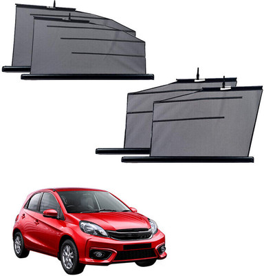 SS FOR YOUR SMART NEEDS Side Window Sun Shade For Honda Brio(Black)