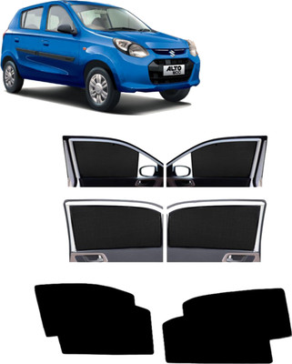 DreamRow Side Window Sun Shade For Maruti Suzuki Alto 800(Black)