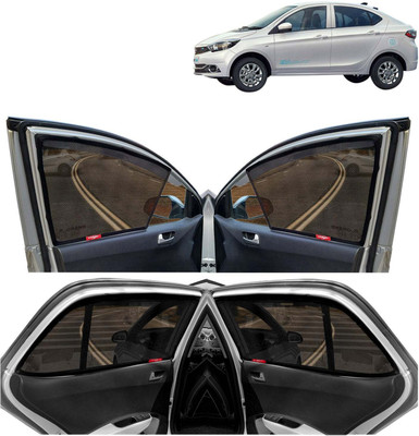 Kingsway Side Window, Rear Window Sun Shade For Tata Tigor EV(Black)