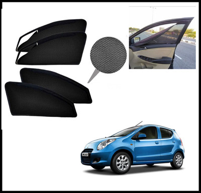 TOP VECHILE Rear Window, Side Window Sun Shade For Maruti Suzuki A-Star(Black)