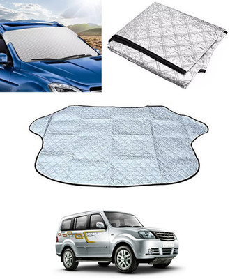 ABJD Windshield Sun Shade For Tata Sumo Grande(Silver)