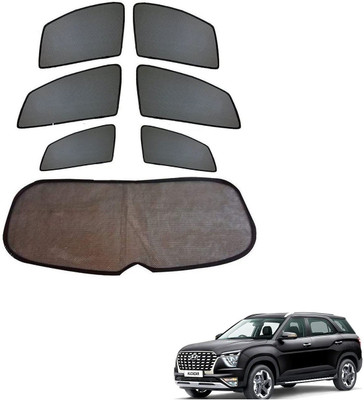 KOZDIKO Side Window, Rear Window Sun Shade For Hyundai Alcazar(Black)