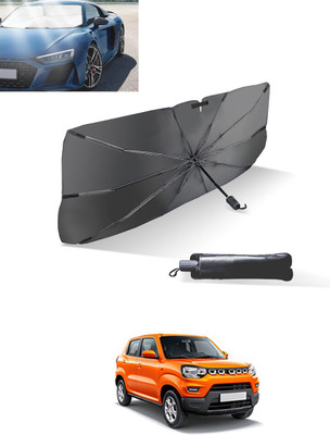 MATIES Windshield Sun Shade For Maruti Suzuki Universal For Car(Black)