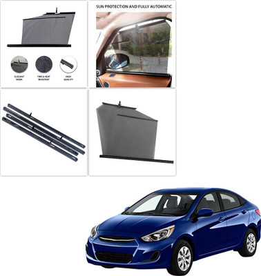 SS FOR YOUR SMART NEEDS Side Window Sun Shade For Hyundai Accent(Black)